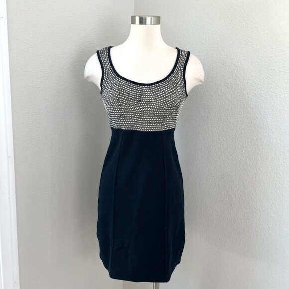 ANTHROPOLOGIE Sparrow Womens Small 100% Merino Wool Sheath Dress Sleeveless - Picture 1 of 12